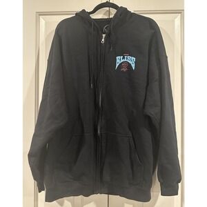 CVLA Eternal Bliss Life Beyond The Grave Black Hoodie Zip-up Jacket Size XXL